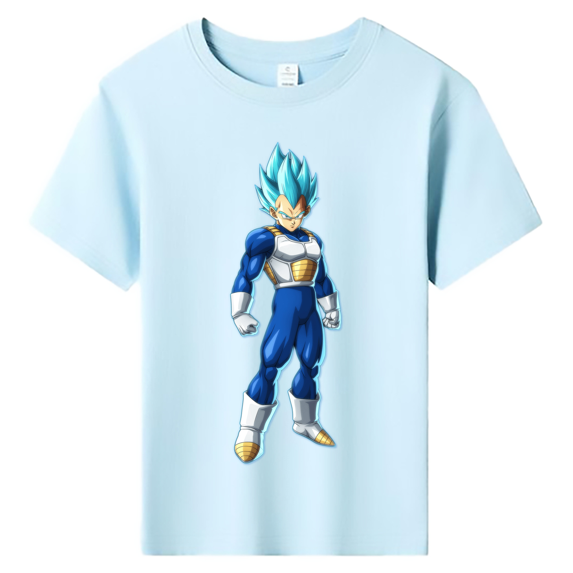 ドラゴンボール ベジータ四世（Bejīta Yonsei）DRAGON BALL Vegeta IV 綿100％キッズTシャツ（フロントプリント）